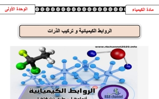 مراجعة الوحدة الأولى كيمياء -الصف الحادي عشر علمي الفصل الاول