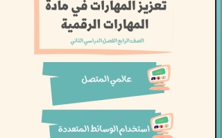 تعزيز المهارات في مادة المهارات الرقمية الصف الرابع الفصل الدراسي ثاني