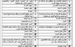 مراجعة مهارات رقمية محلول أول ثانوي الفصل الثاني ف2