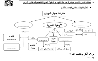 أوراق عمل الفصل الخامس علوم غير محلول صف ثاني متوسط أ. عمار العوض ف2